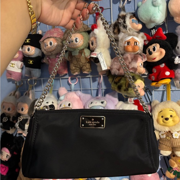 Kate Spade Black Nylon Shoulder Bag - Picture 1 of 3